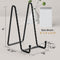 3 Pack 6inch Picture Stands for Display, Black Metal Plate Stands for Display - Decorative Plate Stand, Plate Holder Display Stand, Picture Frame ...