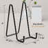 3 Pack 6inch Picture Stands for Display, Black Metal Plate Stands for Display - Decorative Plate Stand, Plate Holder Display Stand, Picture Frame ...