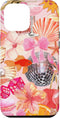 iPhone 14 Pro Max Vintage Collage Art Pink Summer Scrapbook Floral Aesthetic Case...