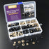 Swpeet 190Pcs Black Assorted Sizes Plastic Safety Eyes and 10 Pcs Noses Set for Doll, Puppet, Plush Animal Making and Teddy Bear...