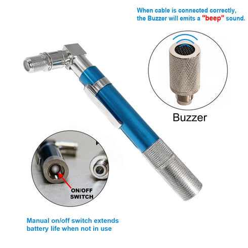 Coaxial Pocket Toner Pocket Continuity Tester(Tracer) and Toner with Light&Buzzer Voltage Toner and Barrel Connector Bundle for Testing Coax Cable...