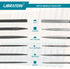 Libraton Needle File Set, Diamond Needle File Set, 14PCS Small File Set, 6 Diamond Files & 6 Carbon Steel Files with Wire Cutter, Steel Brush, Car...