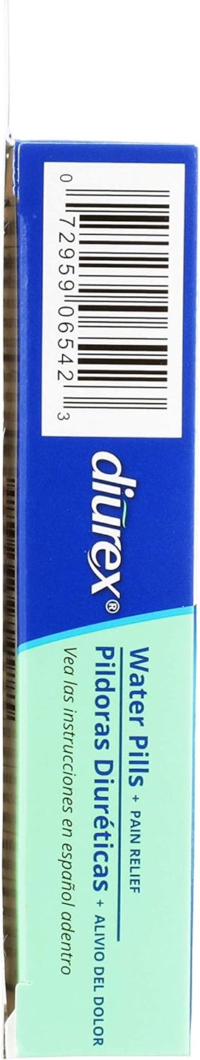 Diurex Water Pills + Pain Relief - Relieve Water Bloat, Cramps, & Fatigue - 42 Count...