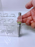 Ackers Transparent Acrylic Test Tube Bottle Small Glass Holder,Built-in Handle, 12 Tube Capacity, 0.7" (18mm) Holes for 10ML Test Tubes...