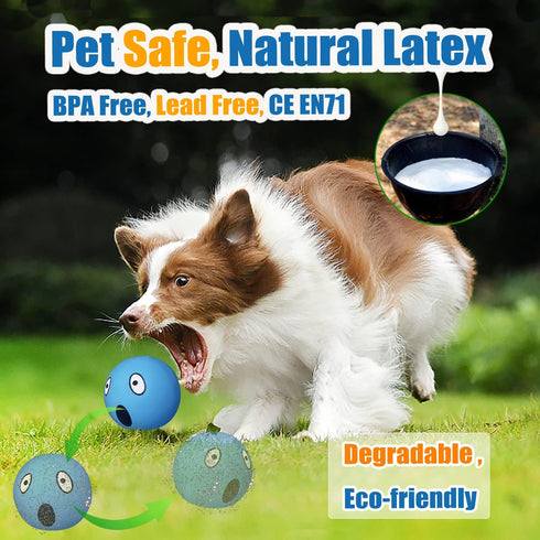 Squeaky Dog Toys for Medium Dogs, Soft Latex Squeaky Dog Balls, Smile Dog Squeaky Toys, Dog Toys Balls for Medium Dogs 6pcs Round Balls for Corgi,...