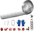 Comastbo40“ Raccoon Squirrel Spikes Deterrent for bird feeder pole,Tree baffle for Squirrel Raccoon Cat Deer,Good for Wall Barns Fence Roof with S...
