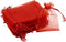 50pcs Drawstring Organza Jewelry Candy Pouch Christmas Wedding Party Favor Gift Bags (8x12, Red)...