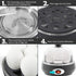 Elite Gourmet EGC007CHC# Rapid Egg Cooker, 7 Easy-To-Peel, Hard, Medium, Soft Boiled Eggs, Poacher, Omelet Maker, Auto Shut-Off, Alarm, 16-Recipe ...