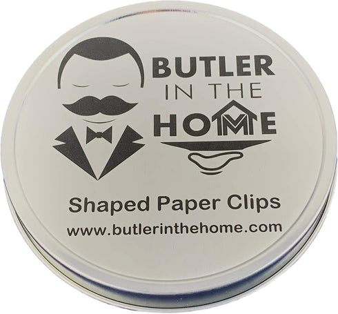 100 Count Pot Leaf Shaped Paper Clips Great for Paper Clip Collectors or Office Gift - Comes in Round Tin with Lid and Gift Box - Green...