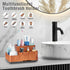 Electric Toothbrush Holder for Bathroom, Plastic Bathroom Countertop Organizer Compartment, Vanity Organizer Tray, Countertop Organizer Box, Kids ...