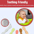 Silicone Baby Spoon Set, Infant Spoon 3-12 Months, Self-feeding Spoon, Dishwasher and Microwave Safe, First Stage Baby Led Weaning Spoon, Set of 2...