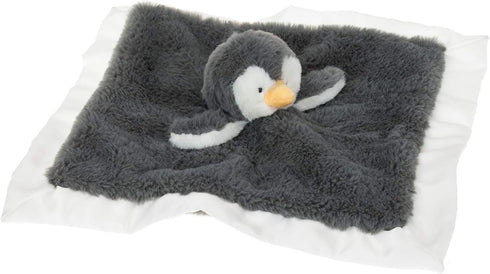 Apricot Lamb Stuffed Animals Soft Security Blanket Gray Penguin Infant Nursery Character Blanket Luxury Snuggler Plush(Gray Penguin, 14 Inches)...