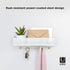 Umbra Estique Entryway Organizer, Great for Storing Keys, Small Accessories, Mail, Wallets and More, White Finish...