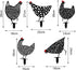 5PCS Rooster Animal Stakes, Chicken Family Garden Silhouette Yard Art, Hollow Out Animal Shape Decor for Outdoor-for Lawns Backyard 5PCS...