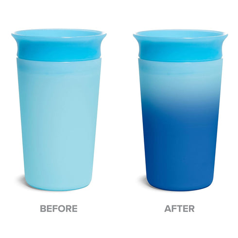 Munchkin® Miracle® 360 Sippy Cup for Toddlers, Color Changes with Cold Drinks,, 9 Ounce, Blue...