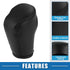 Car Gear Shifting Knob Cover Automatic Transmission Lever Trim for Mazda CX-5 2017-2022 Faux Leather Black...