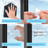 4 Pcs Child Proof Sliding Door Lock, Sliding Glass Window Safety Lock for Patio Door, Sliding Wardrobe Door, Closet Door, No Drilling Required....