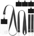Phone Lanyard, 4 Pack Universal Nylon Cell Phone Lanyard Holder for Around the Neck for Women, Wrist Key Chain Lanyard Compatible with Most Smartp...