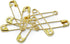 Dritz 72-10-35 Safety Pins, Brass, Size 0 (15-Count)...