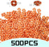 Generic 500pcs 1x6mm Polymer Clay Flat Beads Handmade for Bracelet Anklets Necklace Jewelry Earring Making DIY Crafts Key Chains Ornaments Decorat...