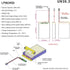 EEMB Lithium Polymer Battery 3.7V 1800mAh 963450 Lipo Rechargeable Battery Pack with Wire JST Connector for Speaker and Wireless Device- Confirm D...
