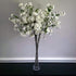 WGV Maria Bud Vase, Width 2", Height 10", Clear Slant Cut Opening Gathering Concaved Glass Floral Container Centerpiece for Wedding Party Event Ho...