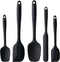 Silicone Spatula Set, 5 Piece Food Grade Rubber Spatulas for Baking, Cooking, and Mixing High Heat Resistant Non Stick Dishwasher Safe BPA-Free (B...
