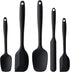 Silicone Spatula Set, 5 Piece Food Grade Rubber Spatulas for Baking, Cooking, and Mixing High Heat Resistant Non Stick Dishwasher Safe BPA-Free (B...