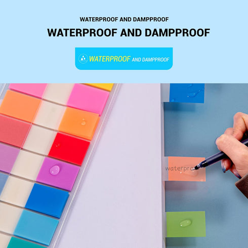 540 Pieces Transparent Sticky Notes Page Markers Book Tabs Sticky Note Tabs Sticky Page Tabs, Pop Up Index Tabs, Tabs for Annotating Books...