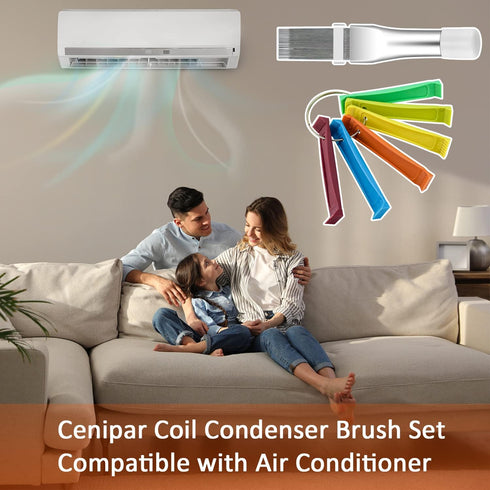 Cenipar 2PCS Air Conditioner Condenser Fin Comb Set Include FCR6 Fin Comb and Metal Radiator Fin Comb Compatible with Air Conditioner HVAC Fin Com...