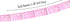 Mexican Banner Flags Light Pink Papel Picado Over 60 feet Long, Pastel Pink tissue PAPER garland decorations for all occasions, Weddings, Quincean...