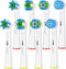 Replacement Toothbrush Heads Compatible with Braun Oral b 7000/Pro 1000/9600/ 5000/3000/8000/Genius and Smart Electric Toothbrush (white-8pcs)...