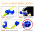 125pcs Solderless Quick Splice Wire Connectors,22-10 Gauge Scotch Lock Snap Electrical Wire Crimp Terminals Connector Assortment Set...