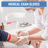 Dre Health Powder Free Disposable Gloves - Clear Vinyl Medical Exam Gloves, 100 Pack, Small...