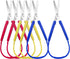 6 Pcs Loop Scissors, 8 inch, Spring Scissors Mini Training Loop Scissors for Special Needs Supplies Children Teen Adult Elderly, Adaptive Design, ...