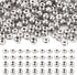 Fashewelry 200pcs 304 Stainless Steel Round Beads Flat Round Spacer Beads 6mm Metal Loose Beads for DIY Beading Bracelet Necklace Jewelry Making H...