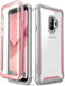 i-Blason Case for Galaxy S9 2018 Release, Ares Full-body Rugged Clear Bumper Case with Built-in Screen Protector (Pink)...