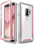 i-Blason Case for Galaxy S9 2018 Release, Ares Full-body Rugged Clear Bumper Case with Built-in Screen Protector (Pink)...