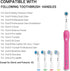 Replacement Toothbrush Heads Compatible with Oral B Braun Electric Toothbrush, 16 Pack Electric Toothbrush Heads, Precision Clean Brush Heads Refi...