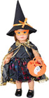 Halloween-Doll-Clothes Outfits Pumpkin with Lantern for 18-inch-Dolls - American Doll Halloween Costumes Gifts for Little Girls -Black...