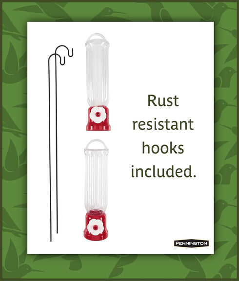 Pennington Planter Hummingbird Feeder 2 Pack 2.3 Ounce Capacity...