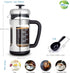 Easyworkz Stainless Steel French Press 12 oz Coffee Tea Maker with Soft Grip Handle...
