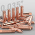 YESWELDER 25-pk MIG Welding Contact Tip 11-35 (0.035") for Lincoln Tweco MIG Guns 100L Mini...