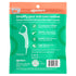 Plackers Micro Line Dental Floss Picks, Fold-Out FlipPick, Tuffloss, Easy Storage with Sure-Zip Seal, Fresh Mint Flavor, 150 Count,Packaging May v...