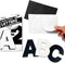 ArtSkills Poster Letters 4” Paper Letters for Poster Board Projects, Classroom Bulletin Boards, Sign Making Supplies, Black/White, 190 Pieces...