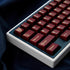 114 Keycaps Translucent Red Keycaps Cherry Profile Doubleshot PBT Keycap Set Fit for 61/64/87/104/108 Cherry Mx Switches Mechanical Keyboard...