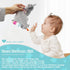 Elephant Baby Lovey for Unisex Newborn Baby Security Blanket for Boys and Girls,Soft Lovie Baby Gifts Multi-Purpose Stuff Snuggle Toy,Elephant Stu...