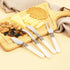 4-Piece Cheese Knive Set With Gift Box Stainless Steel Knife With Pearl Handle,Suitable For Parties And Festivalsfor Charcuterie Boards Accessorie...