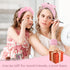 Puffy Spa Headband & Skincare Headbands for Women Makeup,Terry Cloth Towel Head Band for Skin Care,Sponge Make Up Hair Band for Girls,Face Wash Wr...