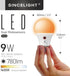 Dusk to Dawn LED Mosquito Bulb with Dual DayLight Sensor,Bug Free & ON/OFF Automatic Depends On DayLight Level,9 Watt,Edison Screw E26,Pack of 2...